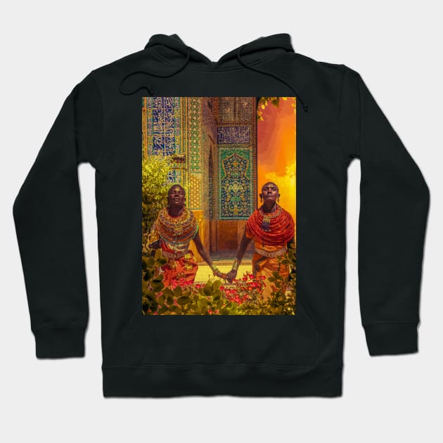 Africa Couple Hoodie by 1cosmozach
